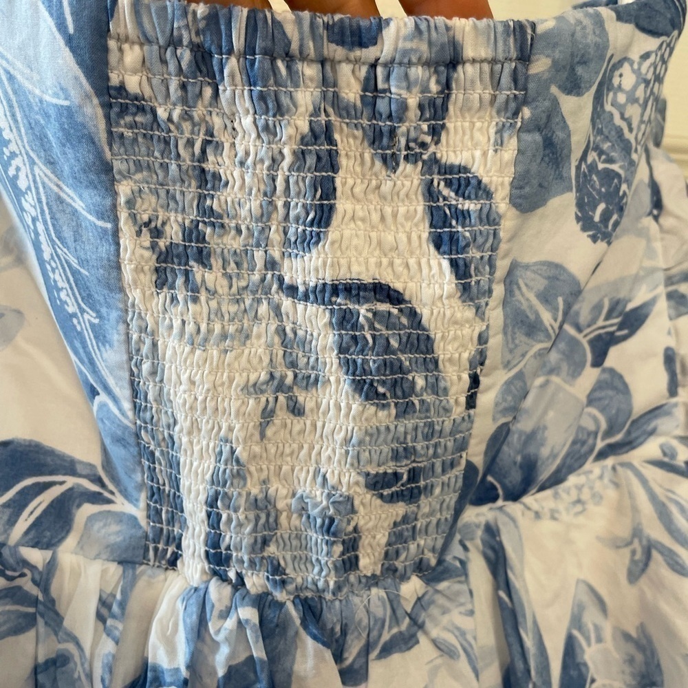 New with tag -Sleeveless Printed Blouson Dress - Picture 8 of 12